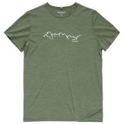 Maglietta da uomo Devold Active "Skyline" Tee Man verde FOREST