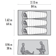 Tenda ultraleggera MSR Thru-Hiker Mesh House 3 V2