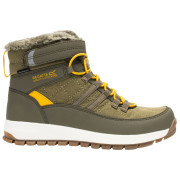 Stivali invernali per bambini Regatta Elbourne Junior Bark Green/Sunset khaki Bark Green/Sunset