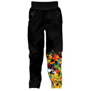 Pantaloni softshell per bambini WAMU Game On nero