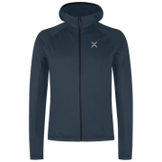 Felpa funzionale da uomo Montura Fadis Grid Hooded Maglia blu scuro Blueberry