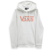 Felpa da donna Vans WM DROP V LOGO HOODIE-B bianco Oatmeal Heather