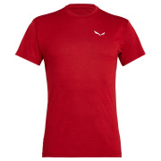 Maglietta da uomo Salewa Puez Melange Dry M S/S Tee rosso 1806 tango red melange