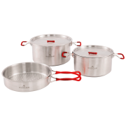 Set di pentole Robens Sierra Steel Cook Set L argento Silver