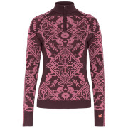 Felpa tecnica da donna Kari Traa Saga HZ marrone Cocoa Powder