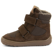 Stivali invernali per bambini Froddo Barefoot Tex Winter Dark Brown