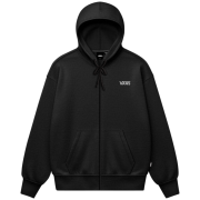 Felpa da uomo Vans Left Chest Full Zip nero Black