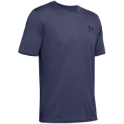 Maglietta da uomo Under Armour Sportstyle Left Chest SS blu/nero BlueInk/Black