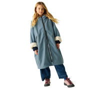 Cappotto impermeabile per bambini Regatta Junior Waterproof Changing Robe Pro Grey Mirage