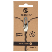 Cerniera di ricambio ZlideOn Opravný jezdec pro kovové zipy - L argento silver