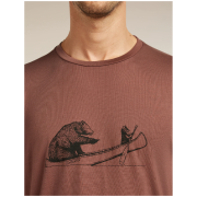 Maglietta funzionale da uomo Icebreaker Merino Blend Core SS Tee Canoe Companions