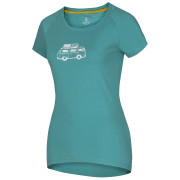 Maglietta da donna Ocún Raglan T azzurro Green Porcelain Van