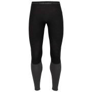 Pantaloni termici da uomo Icebreaker ZoneKnit™ 200 Leggings nero black/jet heather/cb