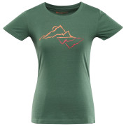 Maglietta da donna Alpine Pro Bolena verde chiaro myrtle