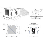 Tenda per minibus Outwell Daytona Air