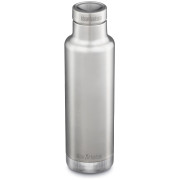 Bottiglia termica in acciaio inox Klean Kanteen Insulated Classic Narrow 25oz (w/Pour Through Cap) argento silver