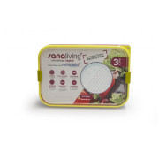 Scatola per alimenti Omada Sanaliving Box Set 3x 24x16,5x8cm/2L