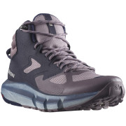 Scarpe da trekking da donna Salomon Predict Hike Mid Gore-Tex marrone/blu Quail / Night Sky / Astral Aura