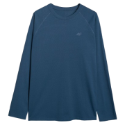 Maglietta da uomo 4F Longsleeve M474 blu DENIM