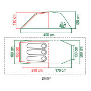 Tenda da trekking Coleman Laramie 3 BlackOut