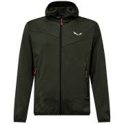 Felpa funzionale da uomo Salewa Puez Altavia Pl Hd Jkt M verde scuro dark olive