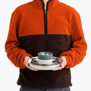 Set di stoviglie Sea to Summit Detour Stainless Steel Collapsible Dinnerware Set 6 Piece