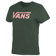 Maglietta da donna Vans Wm Flying V Crew Tee verde Thyme