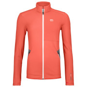 Felpa tecnica da donna Ortovox Fleece Jacket W rosa coral