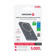 Caricabatterie portatile senza fili Swissten Fusion 5000 mAh Magsafe