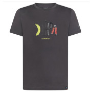 Maglietta da uomo La Sportiva Breakfast T-Shirt M grigio Carbon/Maple