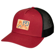 Berretto con visiera Ortovox Corky Trucker Cap rosso winetasting