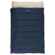 Sacco a pelo rettangolare Outwell Contour Lux Double blu scuro Blue