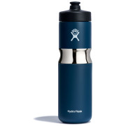 Borraccia Hydro Flask Wide Mouth Insulated Sport Bottle 20oz blu scuro indigo