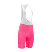 Pantaloncini da ciclismo per bambini Silvini Sueli Bib rosa/bianco fuchsia-white