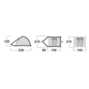 Tenda ultraleggera Husky Sawaj 2