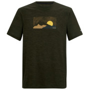 Maglietta da uomo Regatta Fingal verde scuro DkKhakiMrl