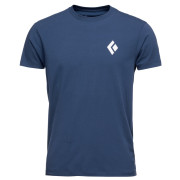 Maglietta da uomo Black Diamond M SS EQUIPMNT FOR ALPINIST TEE blu Ink Blue