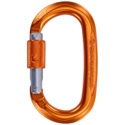 Moschettone Climbing Technology Obx BG (brilock gate) arancione/grigio Titanium/Orange/Titanium