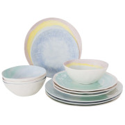 Set di stoviglie Bo-Camp Tableware Barfleur 12pcs mix1 Pastel