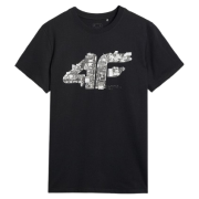 Maglietta da uomo 4F Tshirt M3132 nero DEEP BLACK