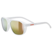 Occhiali da sole per bambini Uvex Cosmic bianco/rosso WHITE MATT / MIR. RED