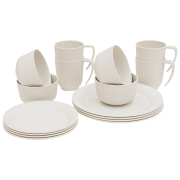 Set di stoviglie Outwell Delish 4 Person Dinner Set beige Sandstone