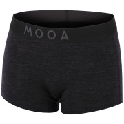 Boxer da donna MOOA MerinoSilk 160 nero black melange