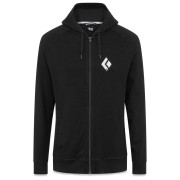 Felpa da uomo Black Diamond Chalked Up FZ Hoody nero Black