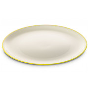 Piatto Omada SANALIVING Dinner Plate 24xh2cm beige/verde VerdeAcido