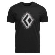 Maglietta da uomo Black Diamond M Chalked Up 2.0 Ss Tee nero Black (0002)