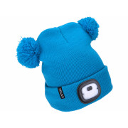 Cappello con luce LED frontale Extol Kids blu