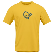Maglietta da uomo Norrona 29 cotton viking T-shirt giallo Calendula