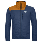 Giacca da uomo Ortovox Swisswool Piz Segnas Jacket M blu deep ocean