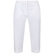 Pantaloni a 3/4 da donna Regatta Bayla Capri bianco White